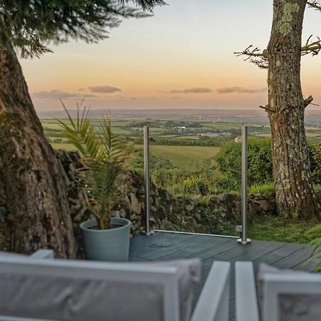 Scandi Cabin On A Hill, With Stunning Panoramic Views Ludgvan Exteriér fotografie