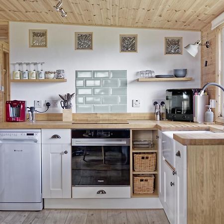 Scandi Cabin On A Hill, With Stunning Panoramic Views Ludgvan Exteriér fotografie