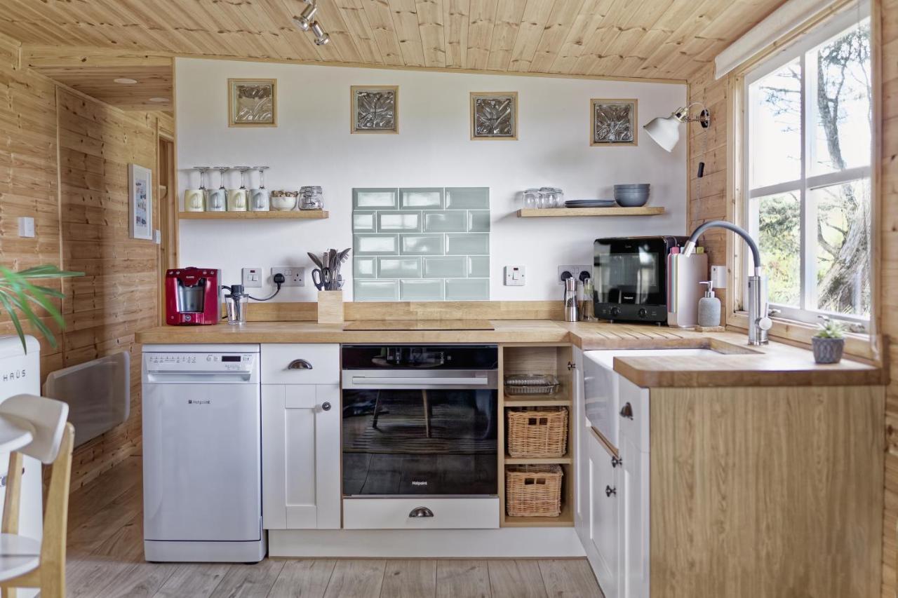 Scandi Cabin On A Hill, With Stunning Panoramic Views Ludgvan Exteriér fotografie