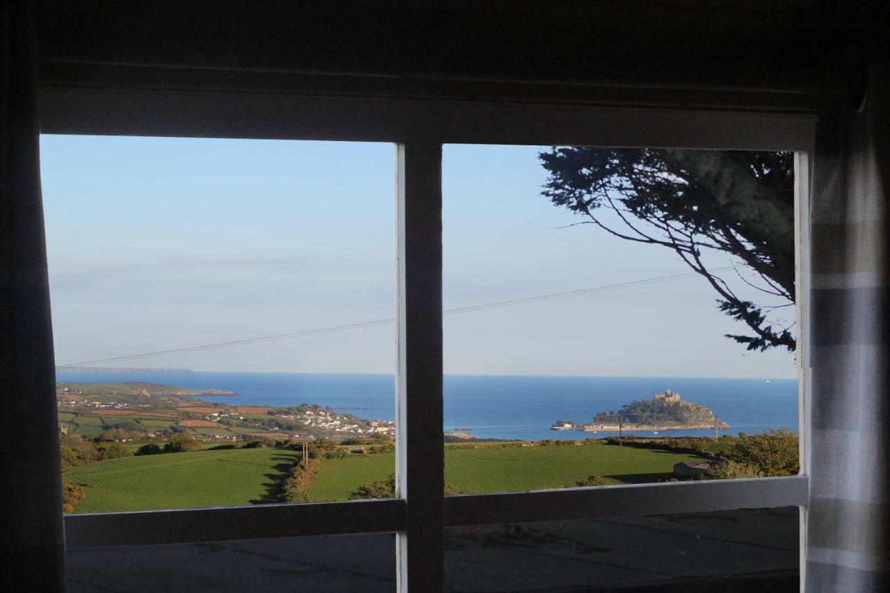 Scandi Cabin On A Hill, With Stunning Panoramic Views Ludgvan Exteriér fotografie